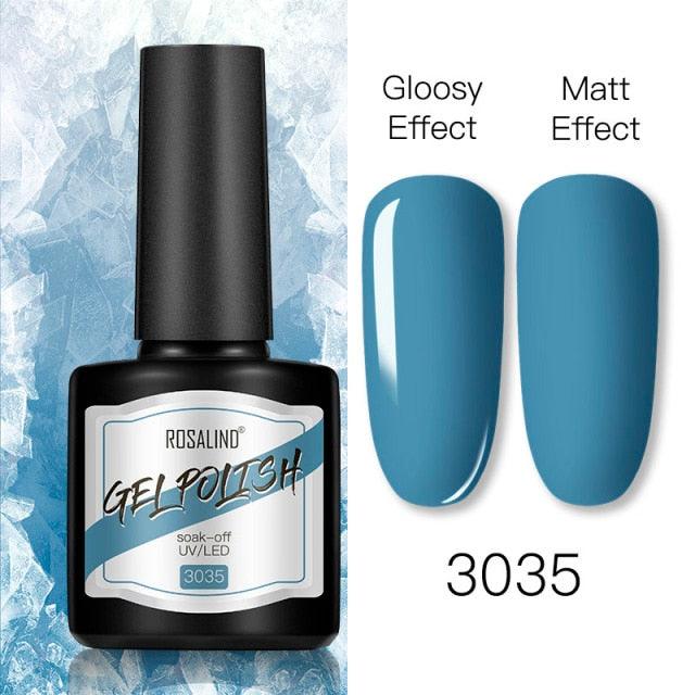 Shiny Womens Gel Nail Polish Permanent Painting Glossy Matte Effect For Manicure Nail Art Design For Womens and Girls Stevvex