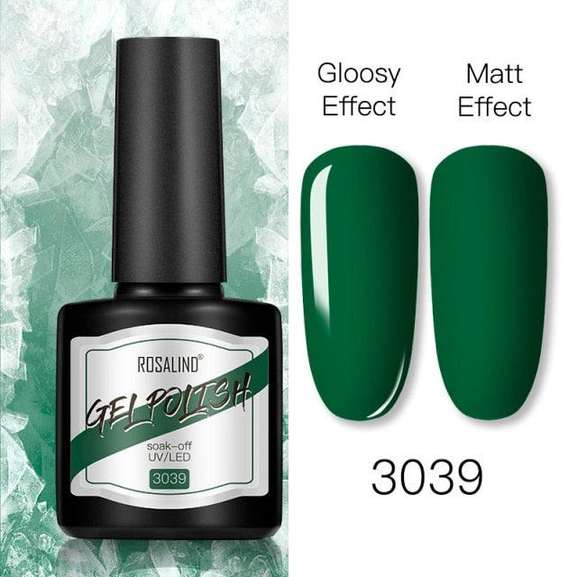 Shiny Womens Gel Nail Polish Permanent Painting Glossy Matte Effect For Manicure Nail Art Design For Womens and Girls Stevvex