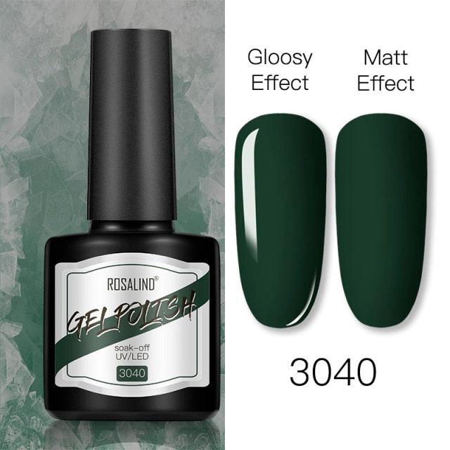 Shiny Womens Gel Nail Polish Permanent Painting Glossy Matte Effect For Manicure Nail Art Design For Womens and Girls Stevvex