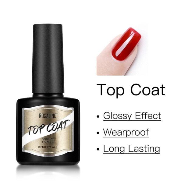Shiny Womens Gel Nail Polish Permanent Painting Glossy Matte Effect For Manicure Nail Art Design For Womens and Girls Stevvex