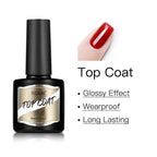 Shiny Womens Gel Nail Polish Permanent Painting Glossy Matte Effect For Manicure Nail Art Design For Womens and Girls Stevvex