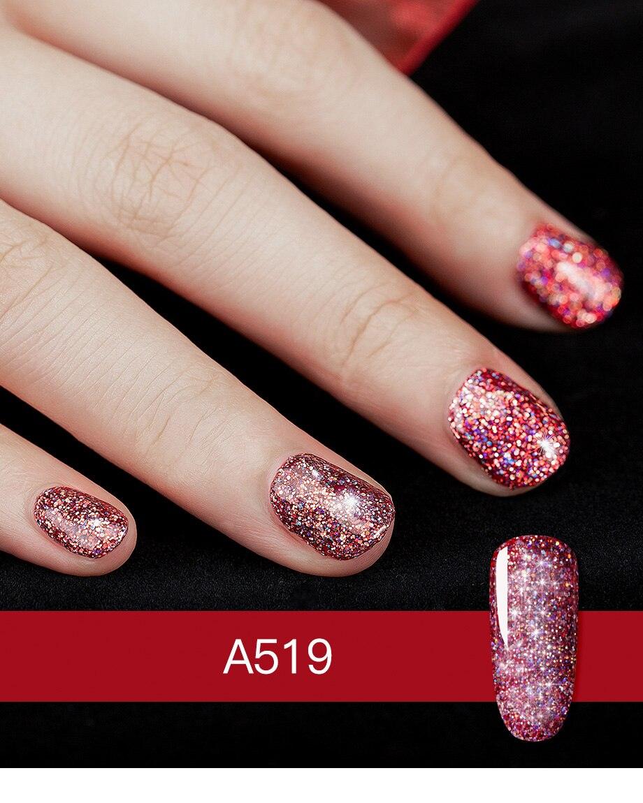 Luxury Modern Crystal Shiny Gel Nail Polish Painting Nails Art Design Diamond Manicure Gel Luxury Design For Women and Girls Stevvex