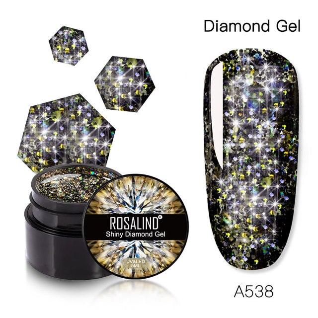Luxury Modern Crystal Shiny Gel Nail Polish Painting Nails Art Design Diamond Manicure Gel Luxury Design For Women and Girls Stevvex