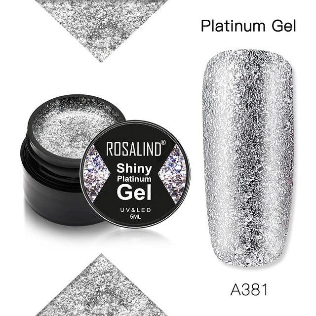 Luxury Modern Crystal Shiny Gel Nail Polish Painting Nails Art Design Diamond Manicure Gel Luxury Design For Women and Girls Stevvex