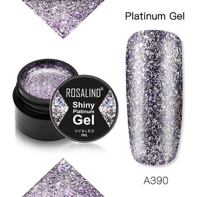 Luxury Modern Crystal Shiny Gel Nail Polish Painting Nails Art Design Diamond Manicure Gel Luxury Design For Women and Girls Stevvex