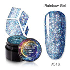 Luxury Modern Crystal Shiny Gel Nail Polish Painting Nails Art Design Diamond Manicure Gel Luxury Design For Women and Girls Stevvex