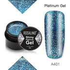 Luxury Modern Crystal Shiny Gel Nail Polish Painting Nails Art Design Diamond Manicure Gel Luxury Design For Women and Girls Stevvex