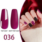 Nail Gel Polish UV Gel Varnish Manicure Design Elegant Glossy Colorful Fashion Style For Womens Fashion Nail Gel Stevvex