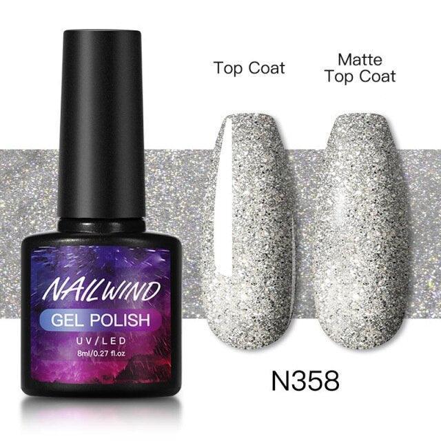 Luxury Womens Colorful Gel Nail Polish 8ml Semi Permanent UV/LED Glossy Effect Popular Design For Women and Girls in Fashion Style Stevvex