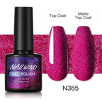 Luxury Womens Colorful Gel Nail Polish 8ml Semi Permanent UV/LED Glossy Effect Popular Design For Women and Girls in Fashion Style Stevvex