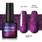 Luxury Womens Colorful Gel Nail Polish 8ml Semi Permanent UV/LED Glossy Effect Popular Design For Women and Girls in Fashion Style Stevvex