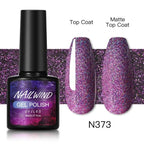 Luxury Womens Colorful Gel Nail Polish 8ml Semi Permanent UV/LED Glossy Effect Popular Design For Women and Girls in Fashion Style Stevvex