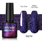 Luxury Womens Colorful Gel Nail Polish 8ml Semi Permanent UV/LED Glossy Effect Popular Design For Women and Girls in Fashion Style Stevvex