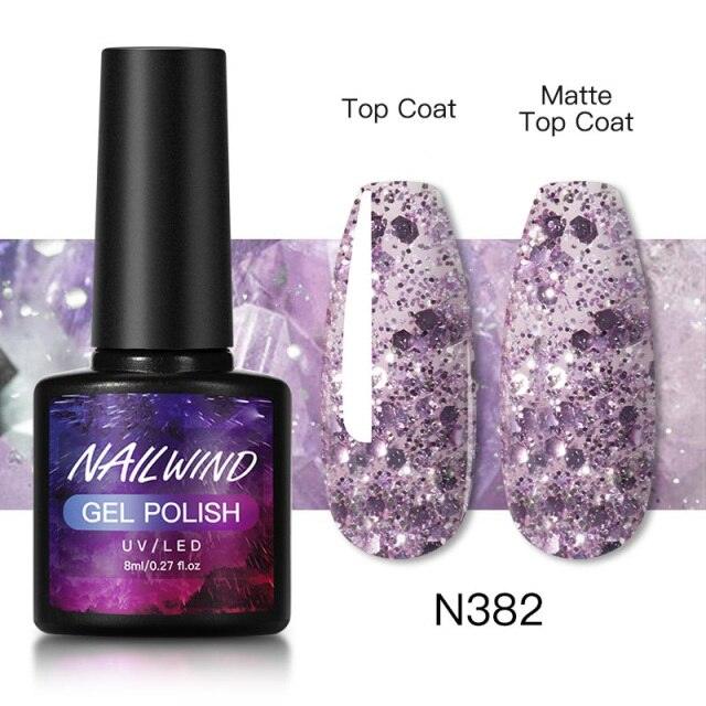 Luxury Womens Colorful Gel Nail Polish 8ml Semi Permanent UV/LED Glossy Effect Popular Design For Women and Girls in Fashion Style Stevvex