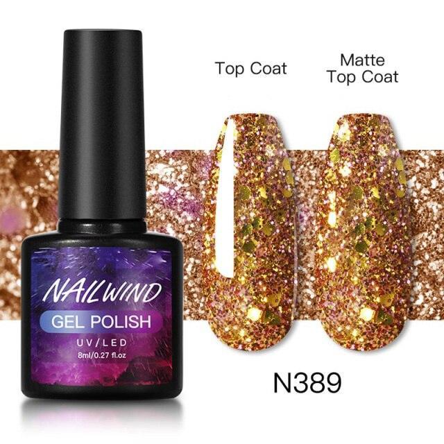 Luxury Womens Colorful Gel Nail Polish 8ml Semi Permanent UV/LED Glossy Effect Popular Design For Women and Girls in Fashion Style Stevvex