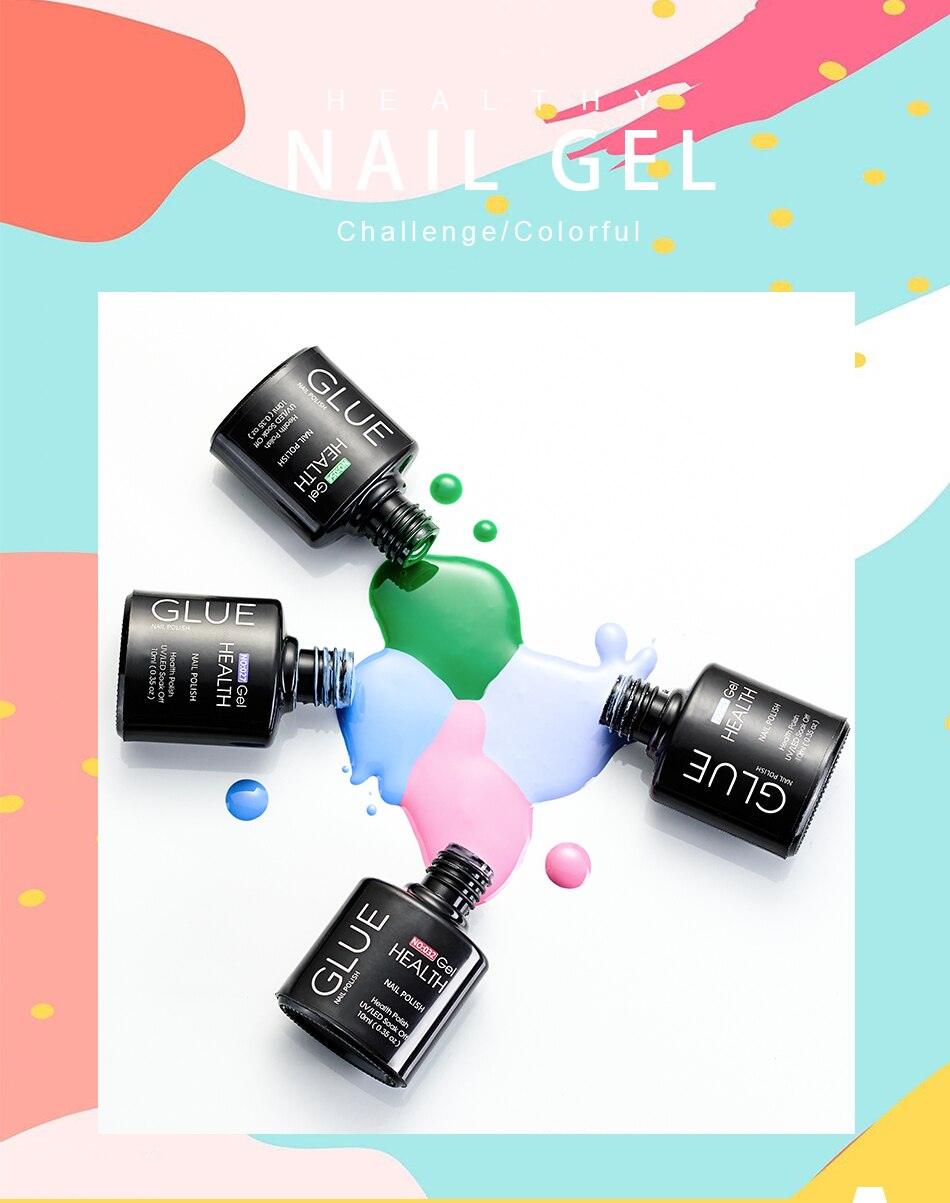 New Fashion Colorful Nail Gel Polish Glossy Matte High Effect Modern Manicure Design For Nails For Girls and Women Stevvex