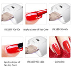 New Fashion Colorful Nail Gel Polish Glossy Matte High Effect Modern Manicure Design For Nails For Girls and Women Stevvex