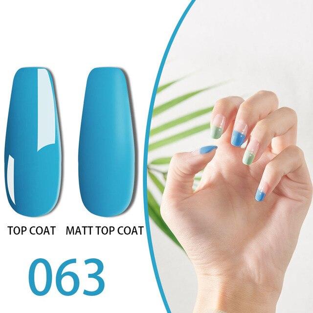 New Fashion Colorful Nail Gel Polish Glossy Matte High Effect Modern Manicure Design For Nails For Girls and Women Stevvex
