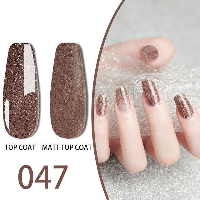 New Fashion Colorful Nail Gel Polish Glossy Matte High Effect Modern Manicure Design For Nails For Girls and Women Stevvex