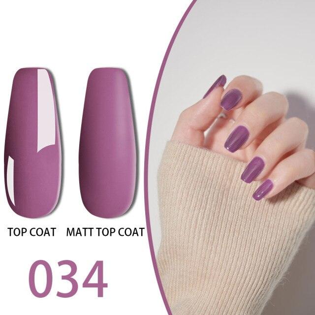 New Fashion Colorful Nail Gel Polish Glossy Matte High Effect Modern Manicure Design For Nails For Girls and Women Stevvex