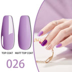 New Fashion Colorful Nail Gel Polish Glossy Matte High Effect Modern Manicure Design For Nails For Girls and Women Stevvex