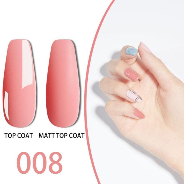 New Fashion Colorful Nail Gel Polish Glossy Matte High Effect Modern Manicure Design For Nails For Girls and Women Stevvex