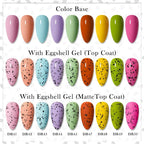 Luxury Gel Nail Polish Permanent Glossy Matte Egg Effect Elegant Stylish Eggshell Design For Women And Lady Nail Gel Stevvex