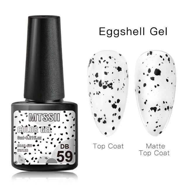 Luxury Gel Nail Polish Permanent Glossy Matte Egg Effect Elegant Stylish Eggshell Design For Women And Lady Nail Gel Stevvex