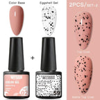 Luxury Gel Nail Polish Permanent Glossy Matte Egg Effect Elegant Stylish Eggshell Design For Women And Lady Nail Gel Stevvex