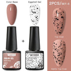 Luxury Gel Nail Polish Permanent Glossy Matte Egg Effect Elegant Stylish Eggshell Design For Women And Lady Nail Gel Stevvex