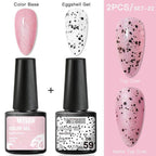 Luxury Gel Nail Polish Permanent Glossy Matte Egg Effect Elegant Stylish Eggshell Design For Women And Lady Nail Gel Stevvex