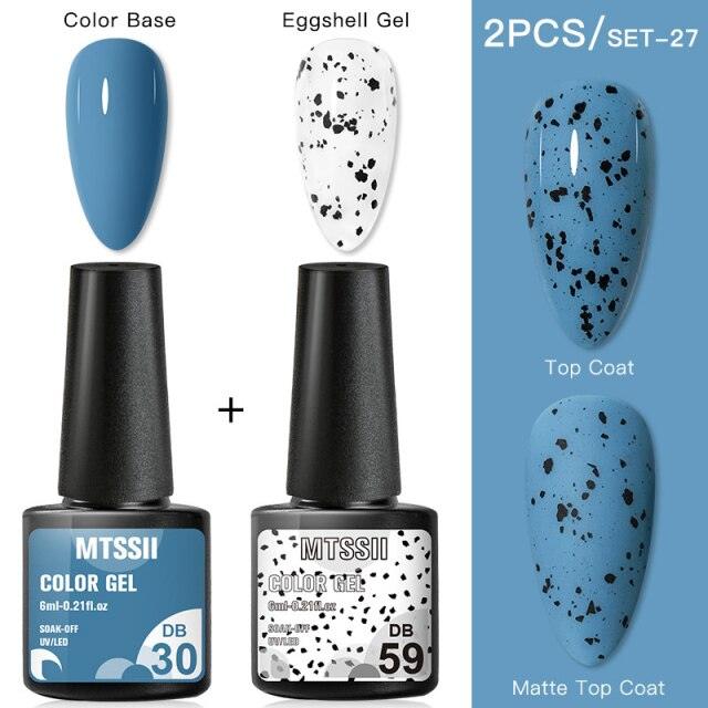 Luxury Gel Nail Polish Permanent Glossy Matte Egg Effect Elegant Stylish Eggshell Design For Women And Lady Nail Gel Stevvex