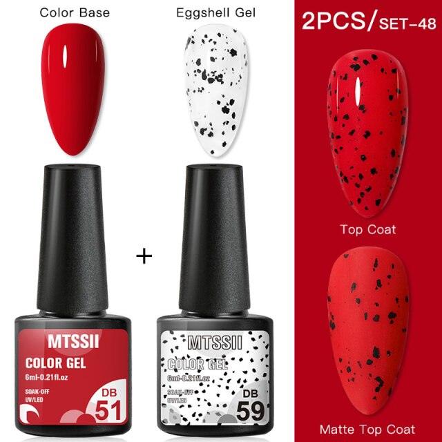 Luxury Gel Nail Polish Permanent Glossy Matte Egg Effect Elegant Stylish Eggshell Design For Women And Lady Nail Gel Stevvex