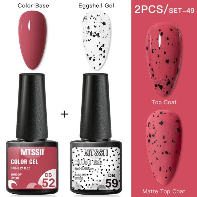 Luxury Gel Nail Polish Permanent Glossy Matte Egg Effect Elegant Stylish Eggshell Design For Women And Lady Nail Gel Stevvex