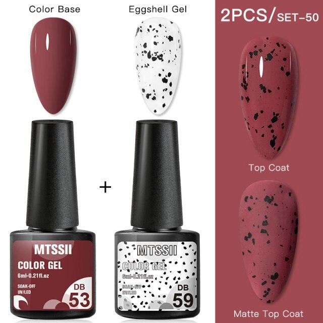 Luxury Gel Nail Polish Permanent Glossy Matte Egg Effect Elegant Stylish Eggshell Design For Women And Lady Nail Gel Stevvex