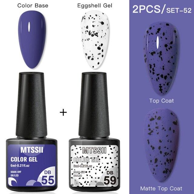Luxury Gel Nail Polish Permanent Glossy Matte Egg Effect Elegant Stylish Eggshell Design For Women And Lady Nail Gel Stevvex