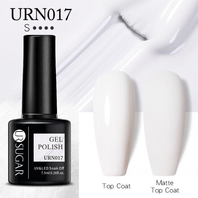 Matte Pink Blue Gel Nail Polish Semi Permanent LED Nail Art Design Elegant Warm Colors For Womens Stevvex