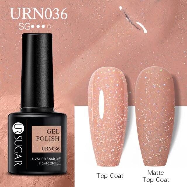 Matte Pink Blue Gel Nail Polish Semi Permanent LED Nail Art Design Elegant Warm Colors For Womens Stevvex