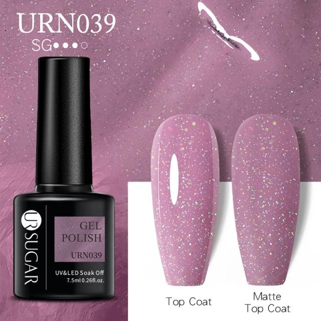 Matte Pink Blue Gel Nail Polish Semi Permanent LED Nail Art Design Elegant Warm Colors For Womens Stevvex