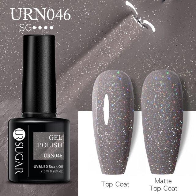 Matte Pink Blue Gel Nail Polish Semi Permanent LED Nail Art Design Elegant Warm Colors For Womens Stevvex