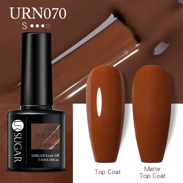 Matte Pink Blue Gel Nail Polish Semi Permanent LED Nail Art Design Elegant Warm Colors For Womens Stevvex
