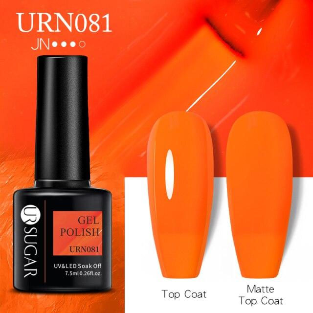 Matte Pink Blue Gel Nail Polish Semi Permanent LED Nail Art Design Elegant Warm Colors For Womens Stevvex
