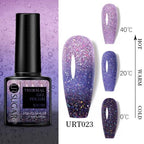 2022 NEW Purple Gel Nail Polish UV Color Changing Gel Nail Polish Stylish Three Layer Effect For Womens Stevvex
