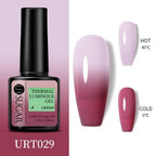 2022 NEW Purple Gel Nail Polish UV Color Changing Gel Nail Polish Stylish Three Layer Effect For Womens Stevvex