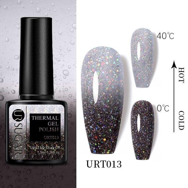 2022 NEW Purple Gel Nail Polish UV Color Changing Gel Nail Polish Stylish Three Layer Effect For Womens Stevvex