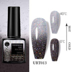 2022 NEW Purple Gel Nail Polish UV Color Changing Gel Nail Polish Stylish Three Layer Effect For Womens Stevvex