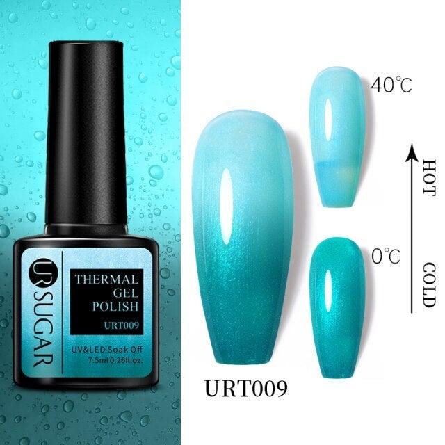 2022 NEW Purple Gel Nail Polish UV Color Changing Gel Nail Polish Stylish Three Layer Effect For Womens Stevvex