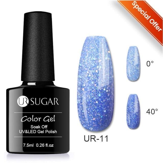 2022 NEW Purple Gel Nail Polish UV Color Changing Gel Nail Polish Stylish Three Layer Effect For Womens Stevvex