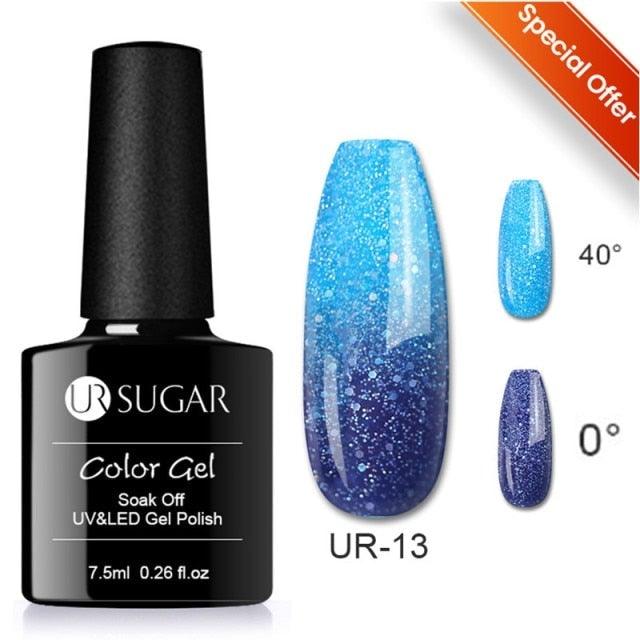 2022 NEW Purple Gel Nail Polish UV Color Changing Gel Nail Polish Stylish Three Layer Effect For Womens Stevvex