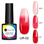2022 NEW Purple Gel Nail Polish UV Color Changing Gel Nail Polish Stylish Three Layer Effect For Womens Stevvex